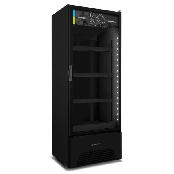 Refrigerador Expositor 577 Litros VB52 Optima All Black Metalfrio - Imagem 4