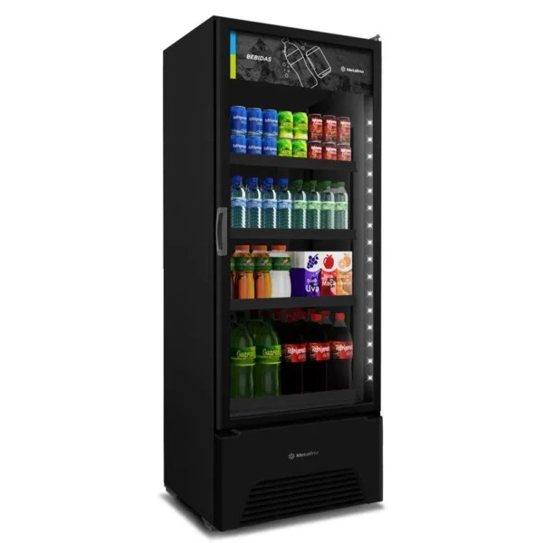 Refrigerador Expositor 577 Litros VB52 Optima All Black Metalfrio - Imagem 3
