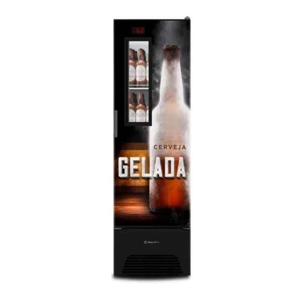 Cervejeira Expositora Slim 336 Litros VN28FP Porta Visor Metalfrio Promoção - Imagem 2