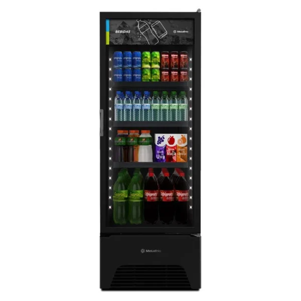 VB52 Optima All Black - Refrigerador Expositor - 577L
