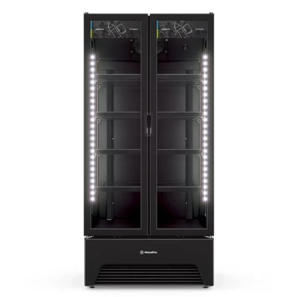 VB70 All Black - Refrigerador Expositor, Porta Dupla Slim - 752L