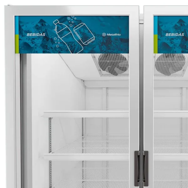 Refrigerador Expositor Porta Dupla 1257 Litros VBM3 Optima Metalfrio - Imagem 7