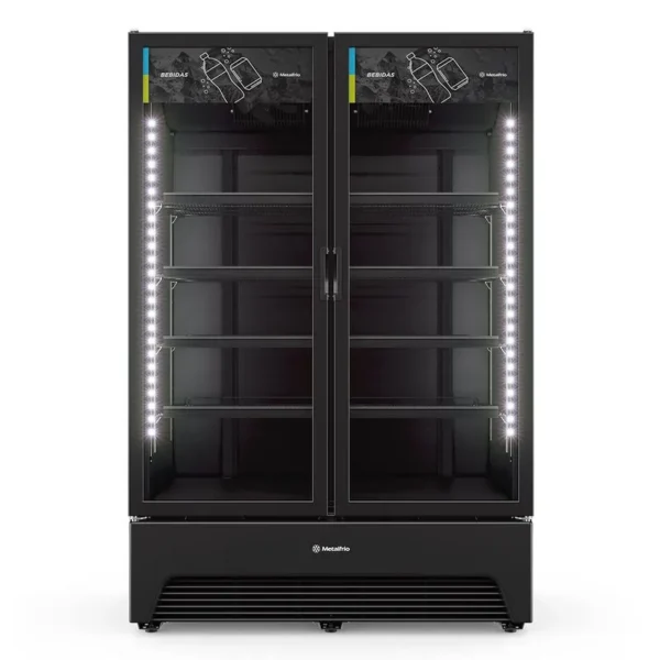 Refrigerador Expositor Porta Dupla 1257 Litros VBM3AH All Black Metalfrio - Imagem 2