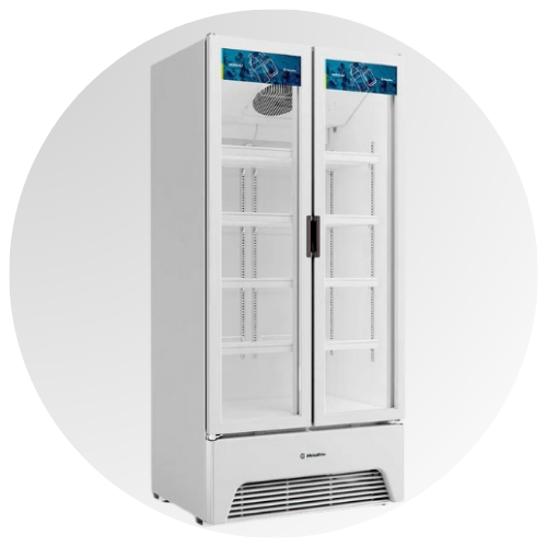 VB70 Optima - Refrigerador Expositor, Porta Dupla Slim - 752L