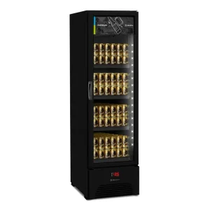 VN28 Optima All Black - Cervejeira Expositora Slim - 337L