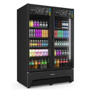 VBM3 All Black - Refrigerador Expositor, Porta Dupla - 1.257L